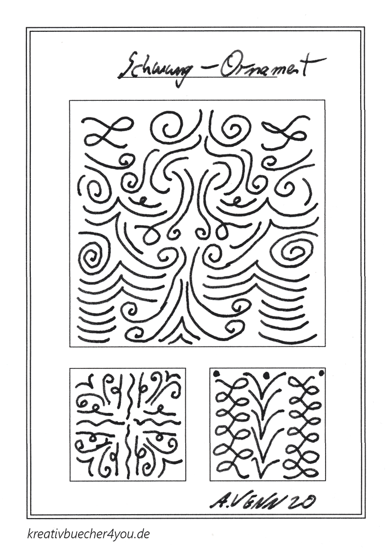 Schwunge Kalligrafisch Geschwungene Linien Ornamente Zeichnen So Geht S