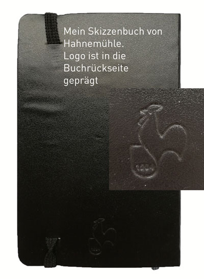 Das kleine Skizzenbuch mit Hahnemühle Logo Prägung zum online Kaufen