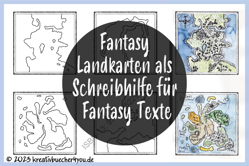 Fantasy Landkarten Schreibhilfe für Fantasy Texte