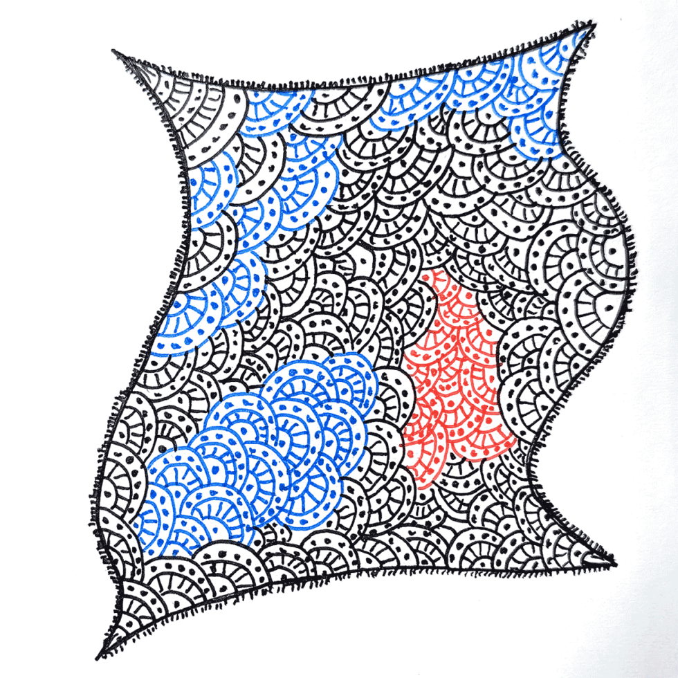 Muster von Hand zeichnen - Schritt für Schritt