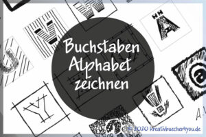 Buchstaben-Alphabet zeichnen